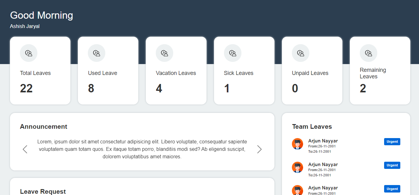 LVease: Leave Management System